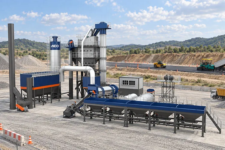 ALQ Stationary Asphalt Batch Plant