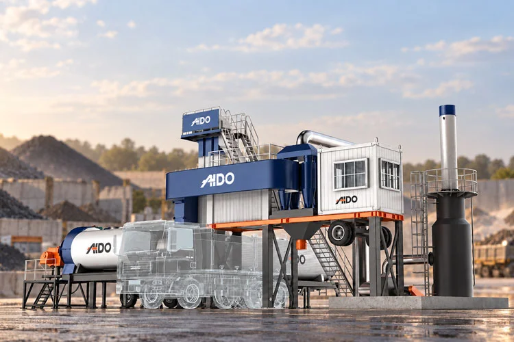 ALYT Mobile Asphalt Drum Mix Plant