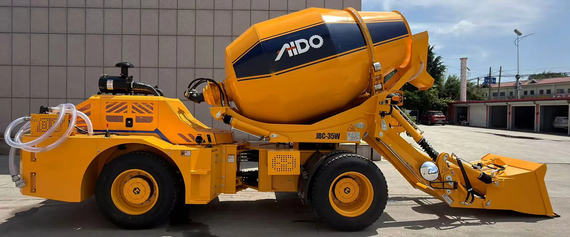 AIDO Self Loading Concrete Mixer
