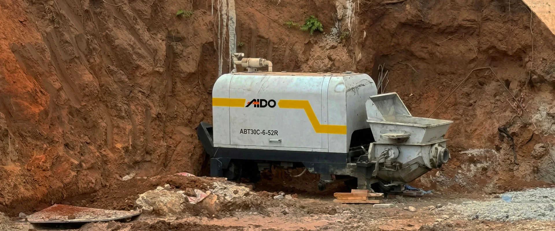 AIDO Concrete Trailer Pump