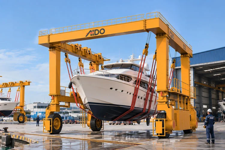 AIDO mobile boat hoist