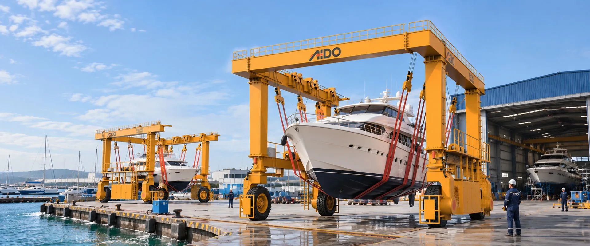 AIDO mobile boat hoist