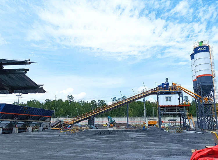 AJ Stationary Concrete Batching Plant