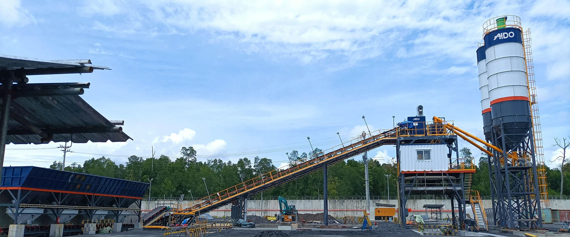 AJ Stationary Concrete Batching Plant