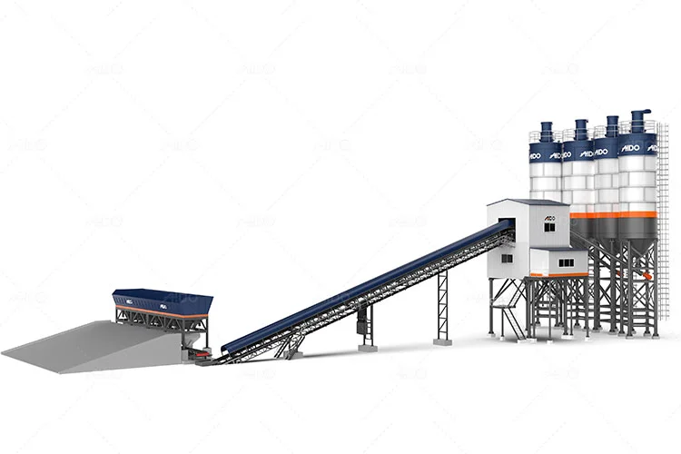 AJ180 concrete batching plant