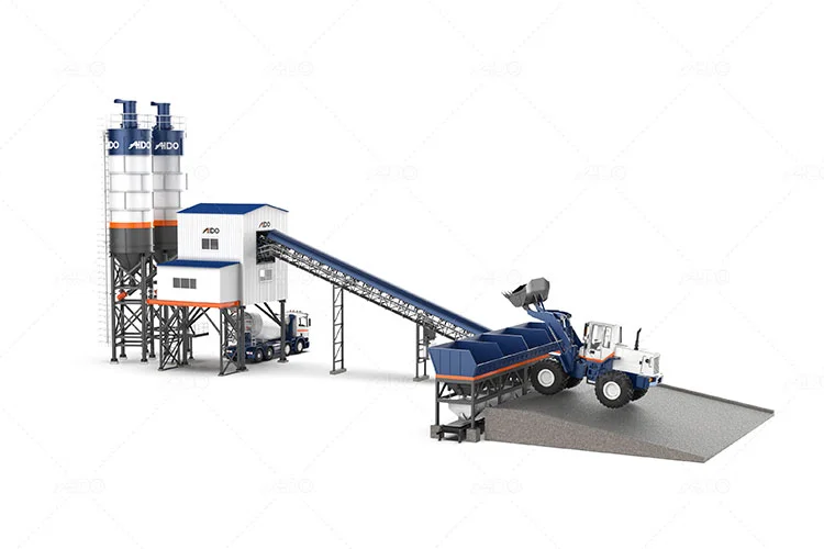 AJ90 concrete batching plant