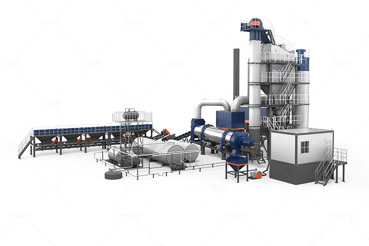 ALQ120 Stationary Asphalt Batch Plant