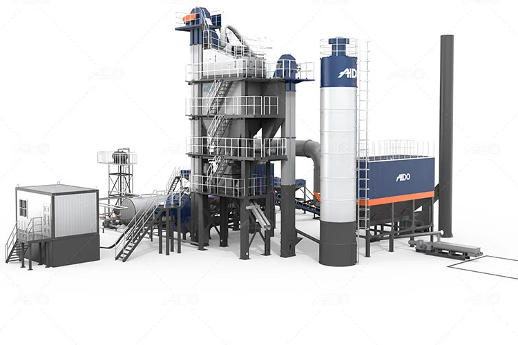 ALQ160 Stationary Asphalt Batch Plant