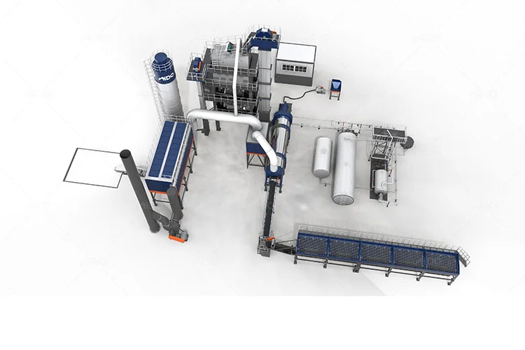 ALQ80 Stationary Asphalt Batch Plant