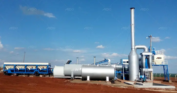 ALT60 Aido Stationary Asphalt Drum Mix Plant