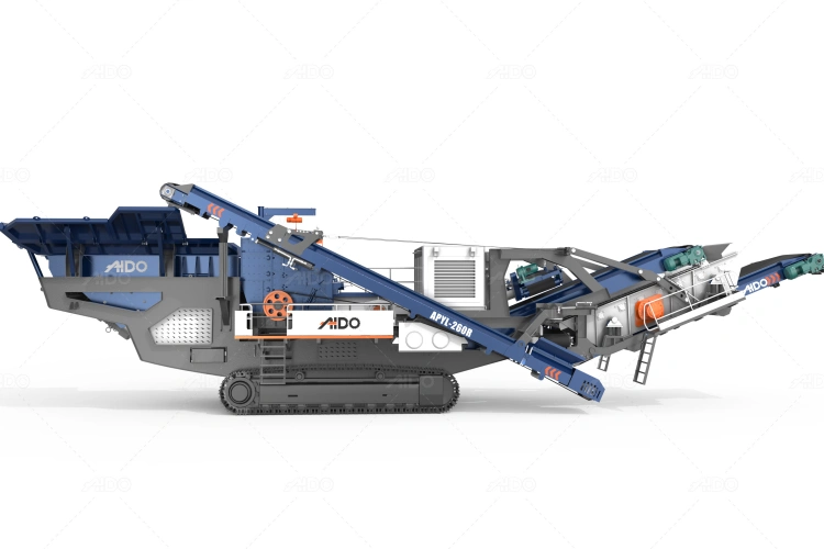 APYL-260R crawler impact crusher