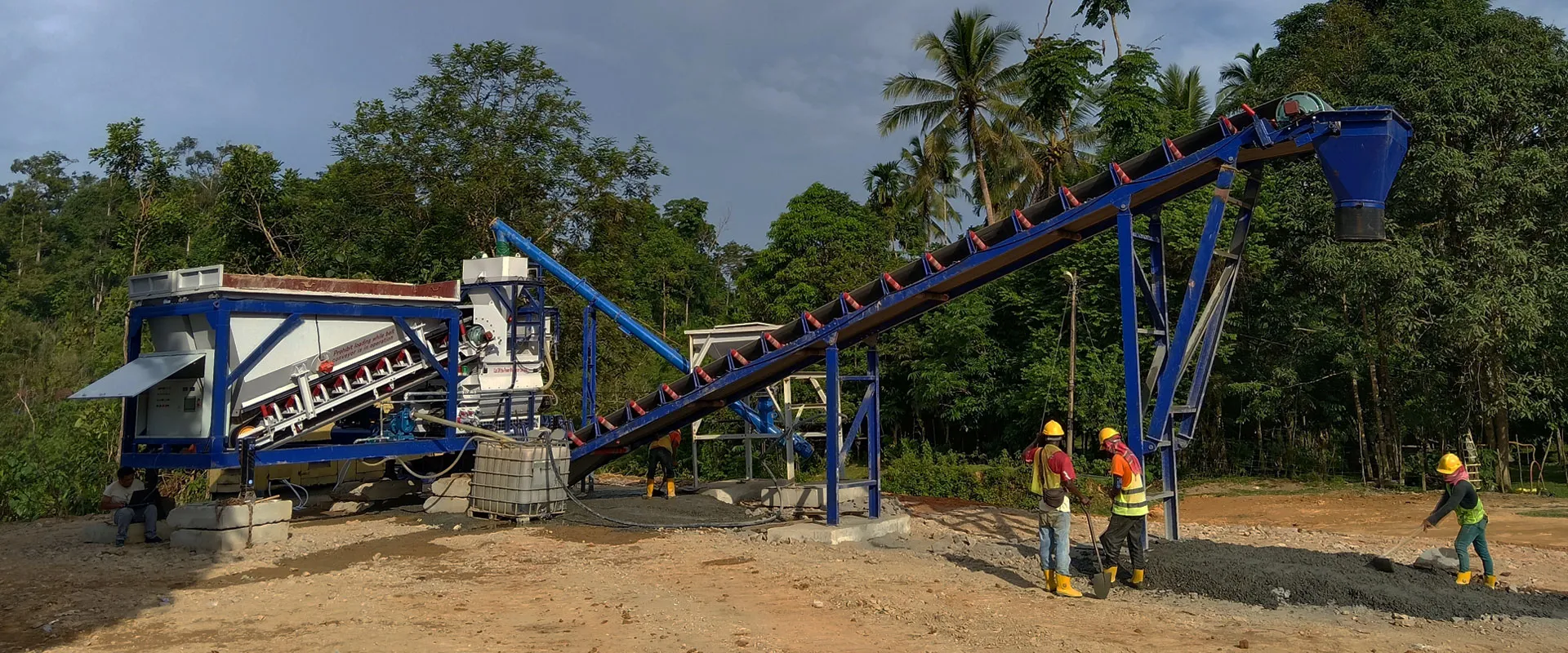 Compact Concrete Batching Plant Banner