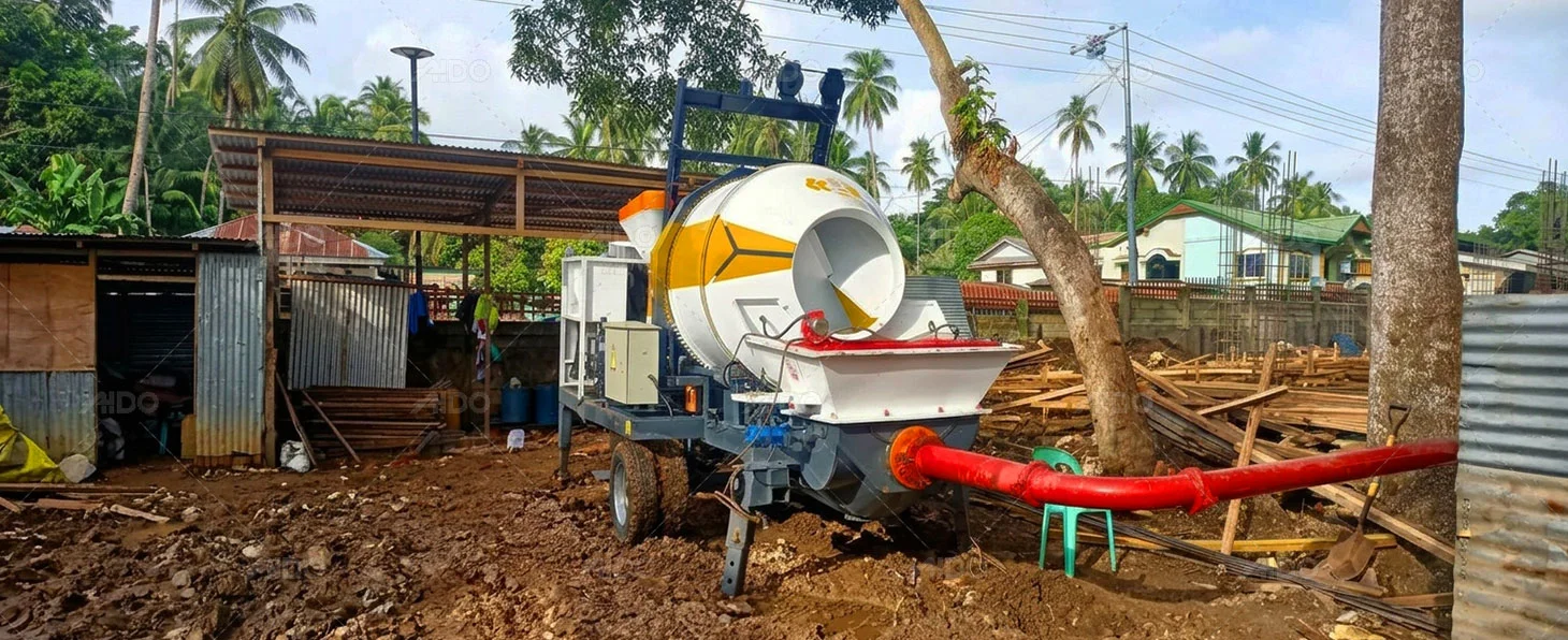 Diesel Concrete Mixer Pump for Spraying Operations in the Philippines
