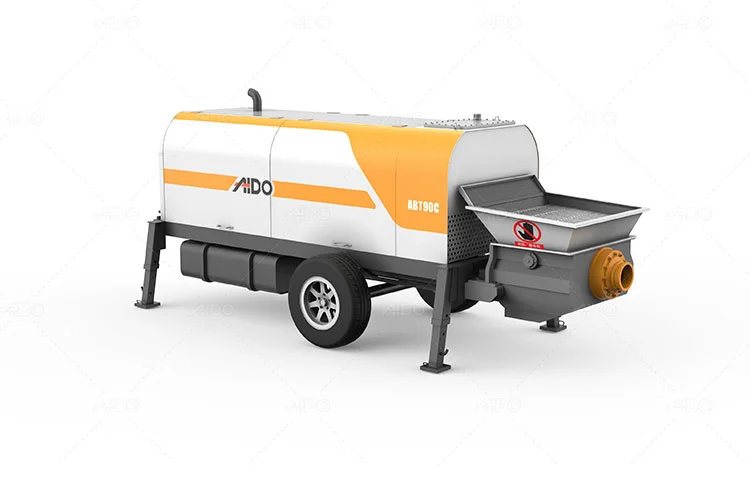 Diesel Concrete Trailer Pump