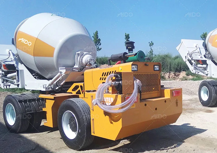 JBC-3.5 Self-Loading Concrete Mixer for Rural Construction in Kenya