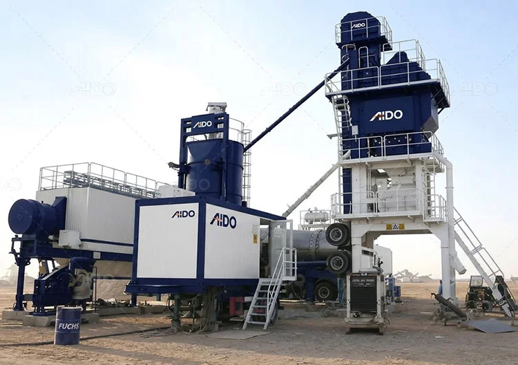 Mobile Asphalt Batch Plant in Indonesia