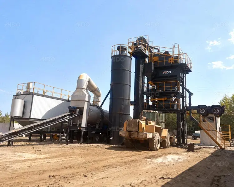 Mobile Asphalt Batch Plant of AIDO ph