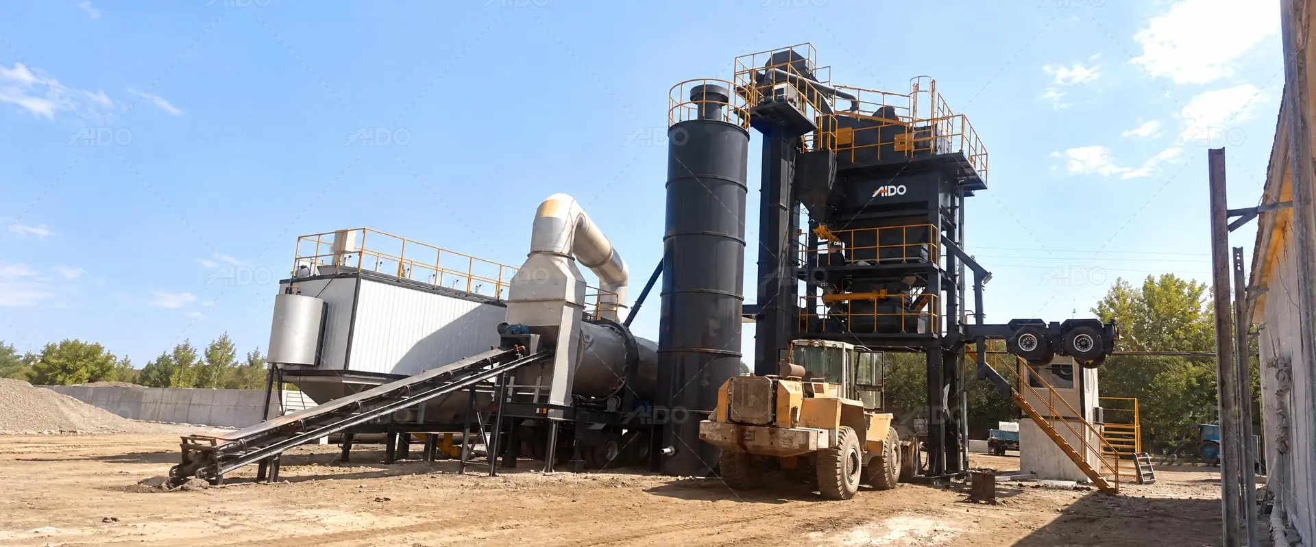 Mobile Asphalt Batch Plant of AIDO