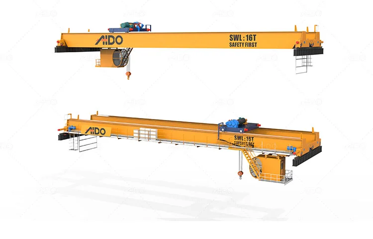 QD Winch Trolley Double Girder Overhead Crane