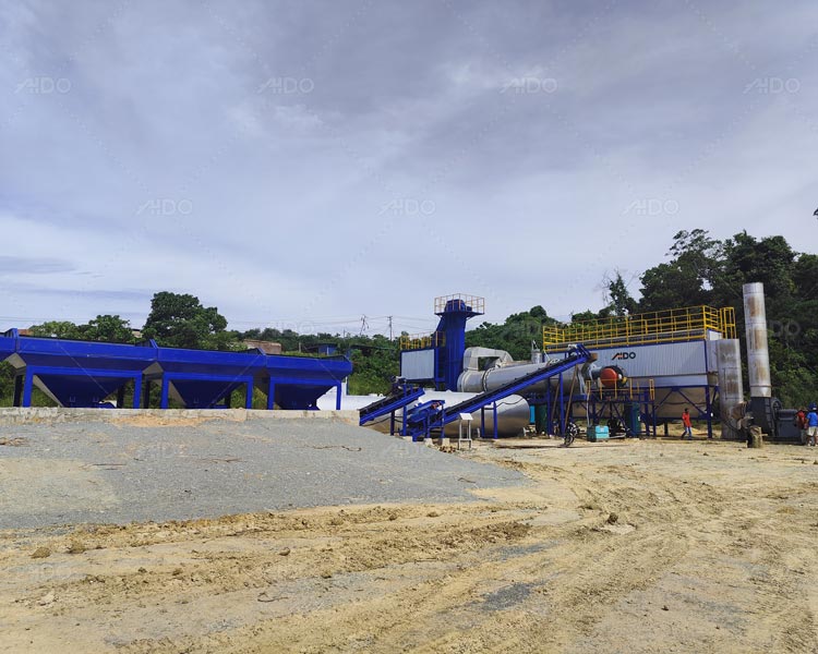 Stationary Asphalt Drum Mix Plant ph