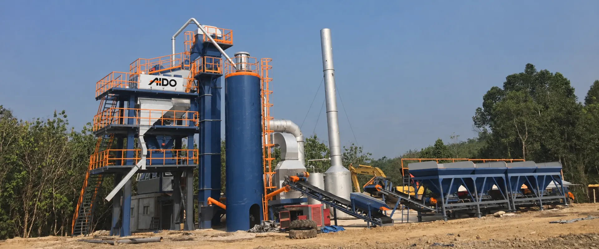aido asphalt plant banner