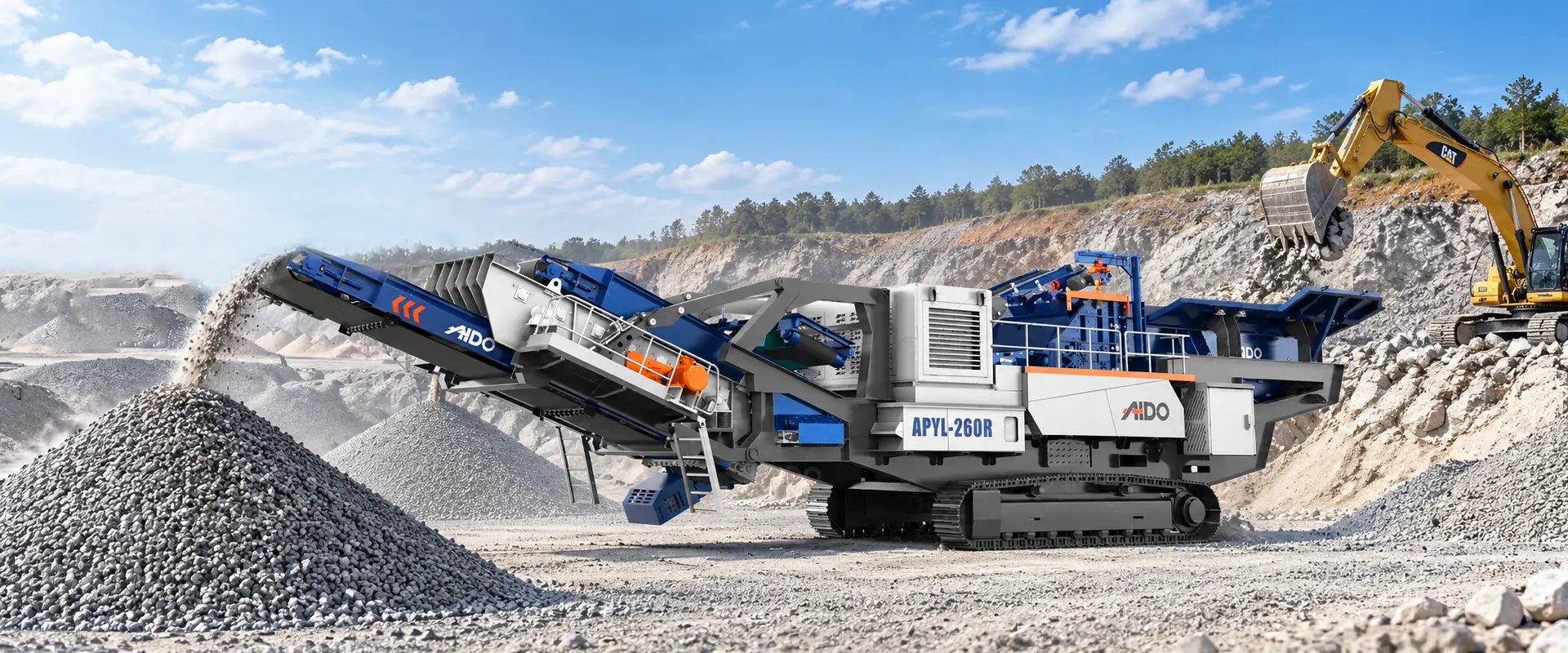 crawler crusher plant for sale