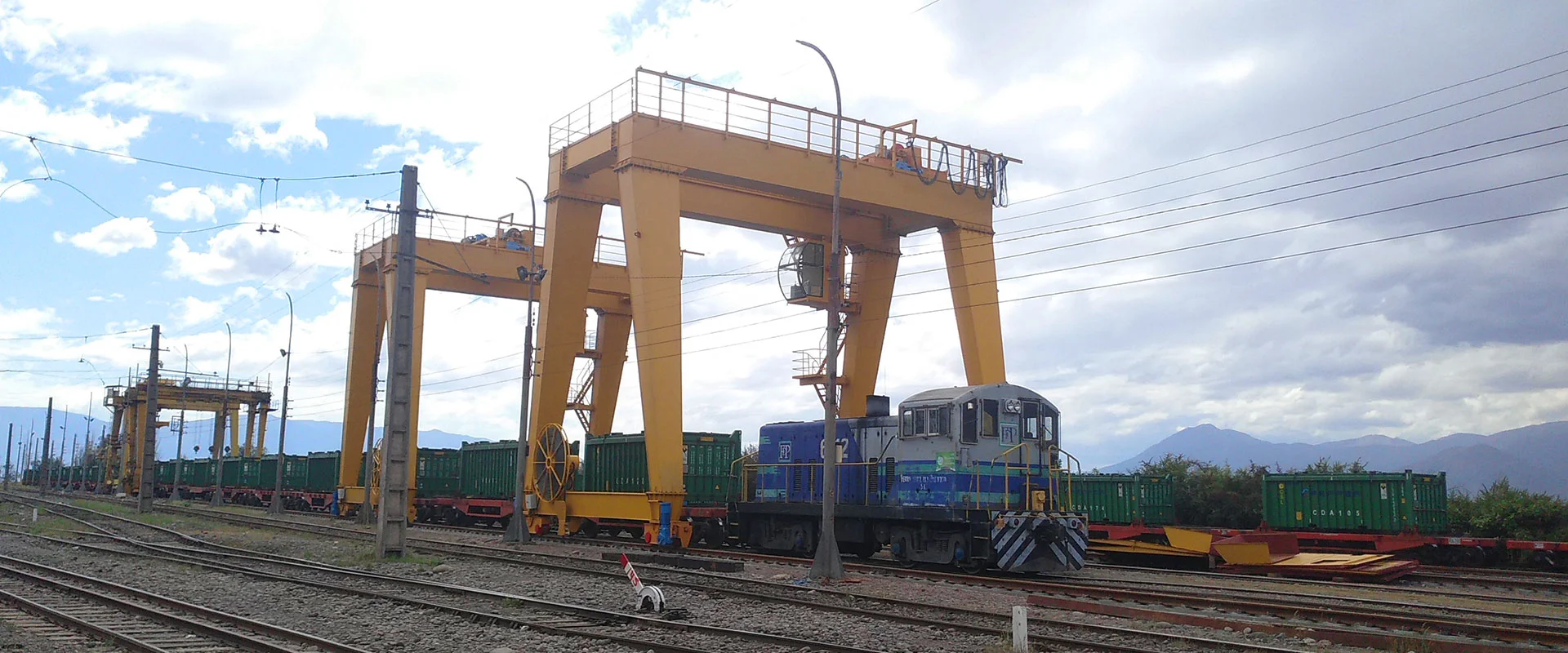 gantry cranes for railway container handling