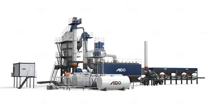 mobile asphalt batch plant aido alyq