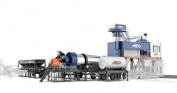 mobile asphalt drum mix plant aido alyt