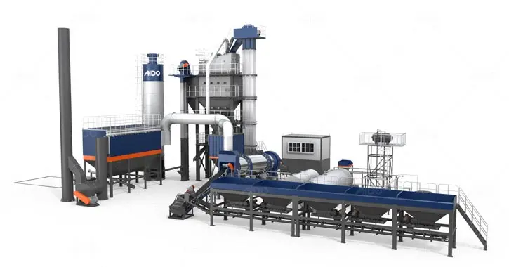 stationary asphalt batch plant aido ALQ