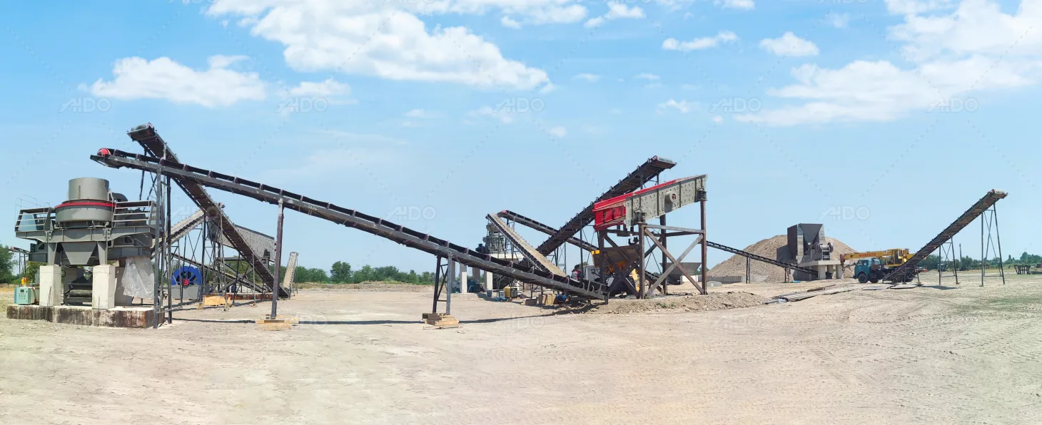 stationary crushing and sand making plant
