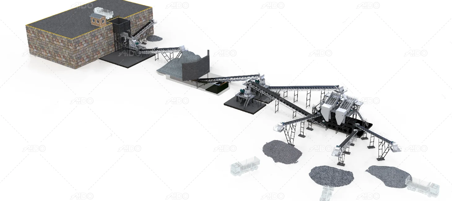 stationary crushing plant design