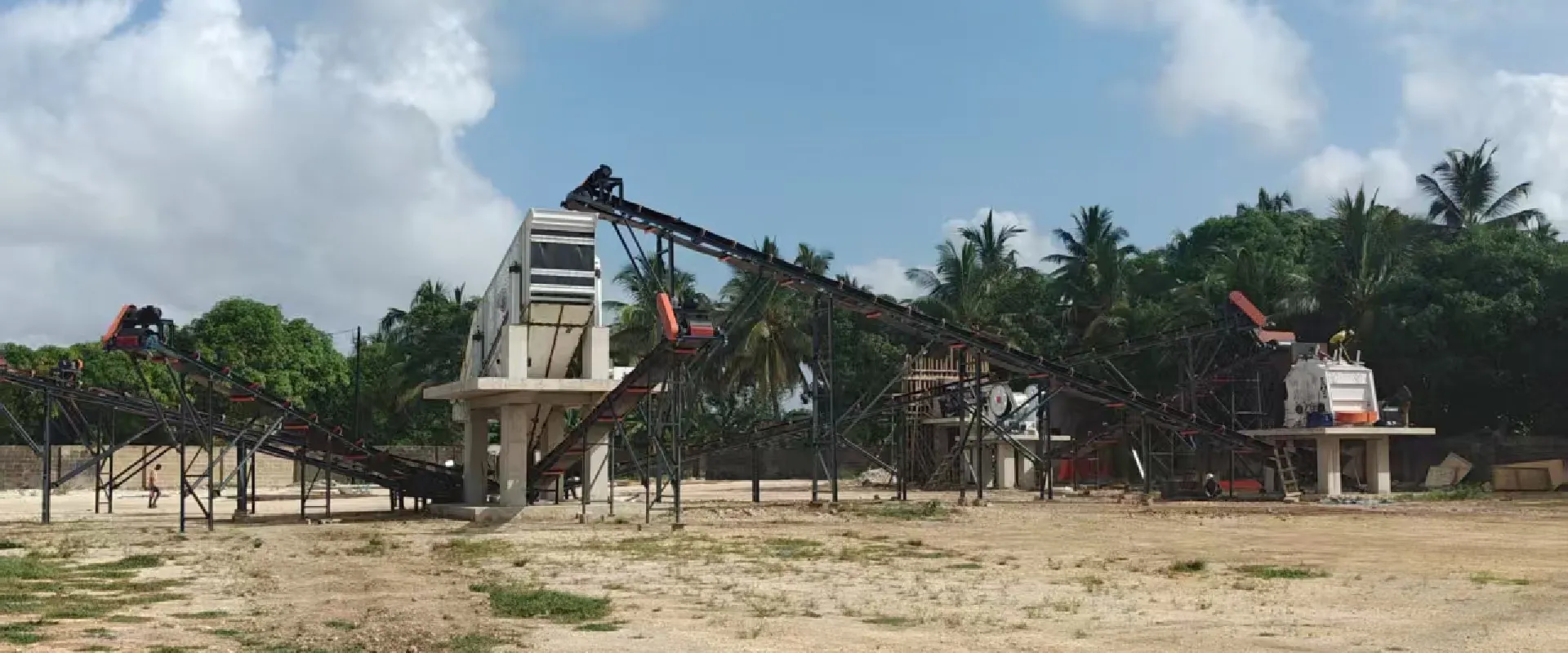 stationary crushing plant solution AIDO